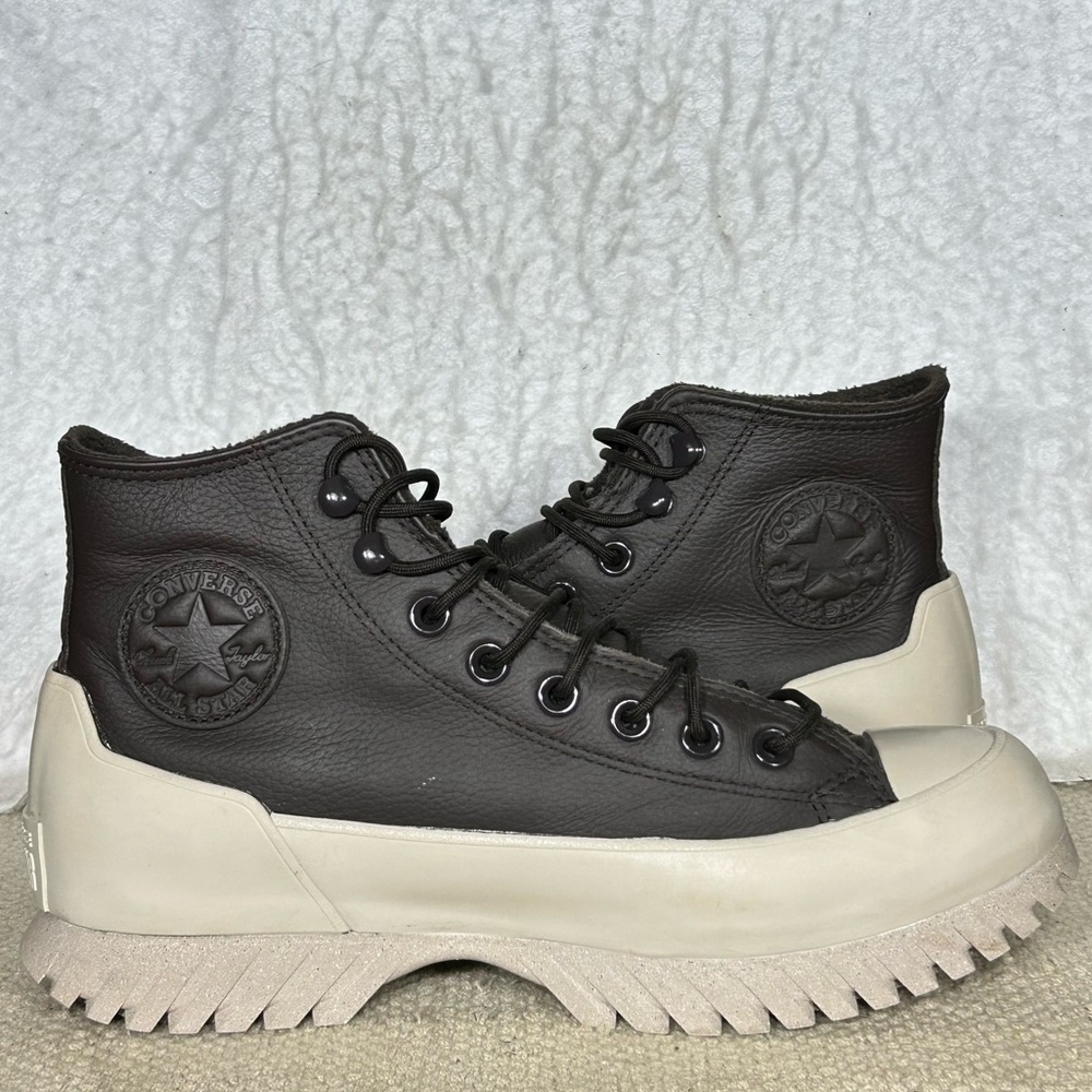 Converse Unisex CTAS Lugged2.0 Counter Climate High Brown Platform Boots SZ 8.5 - Picture 6 of 11